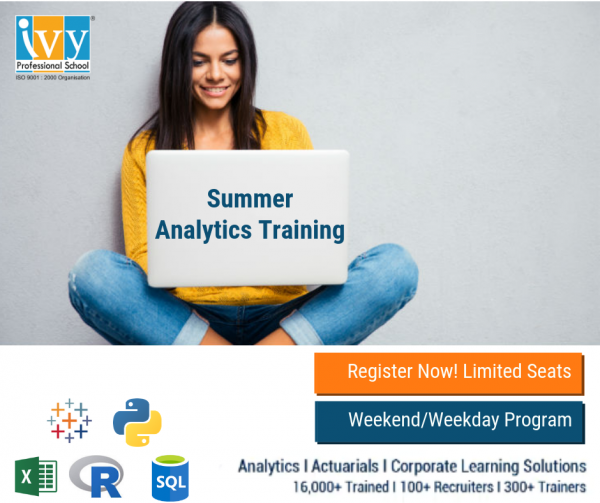 Summer Analytics Training with Ivy Pro School