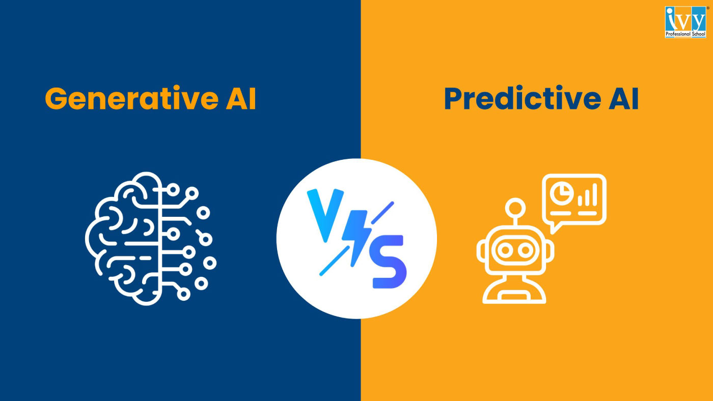 What is the difference between generative AI and predictive AI?